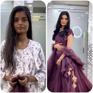 Before and after makeup